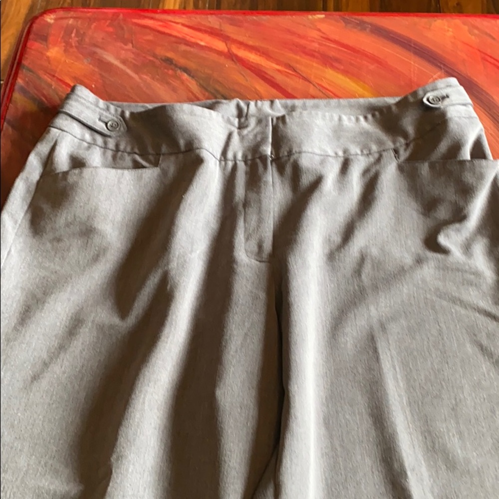 Grey Anne Klein Dress Pants